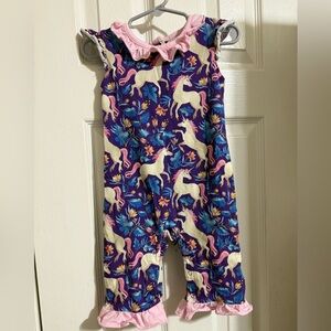 Stitchy Fish Unicorn Romper